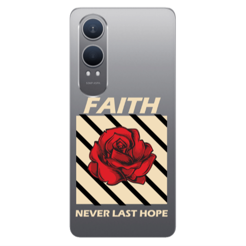 Oneplus Nord Ce 4 lite Faith Never Last Hope Transparent Silicone TPU Θήκη