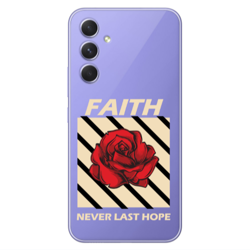 Samsung A56 Faith Never Last Hope Transparent Silicone TPU Θήκη