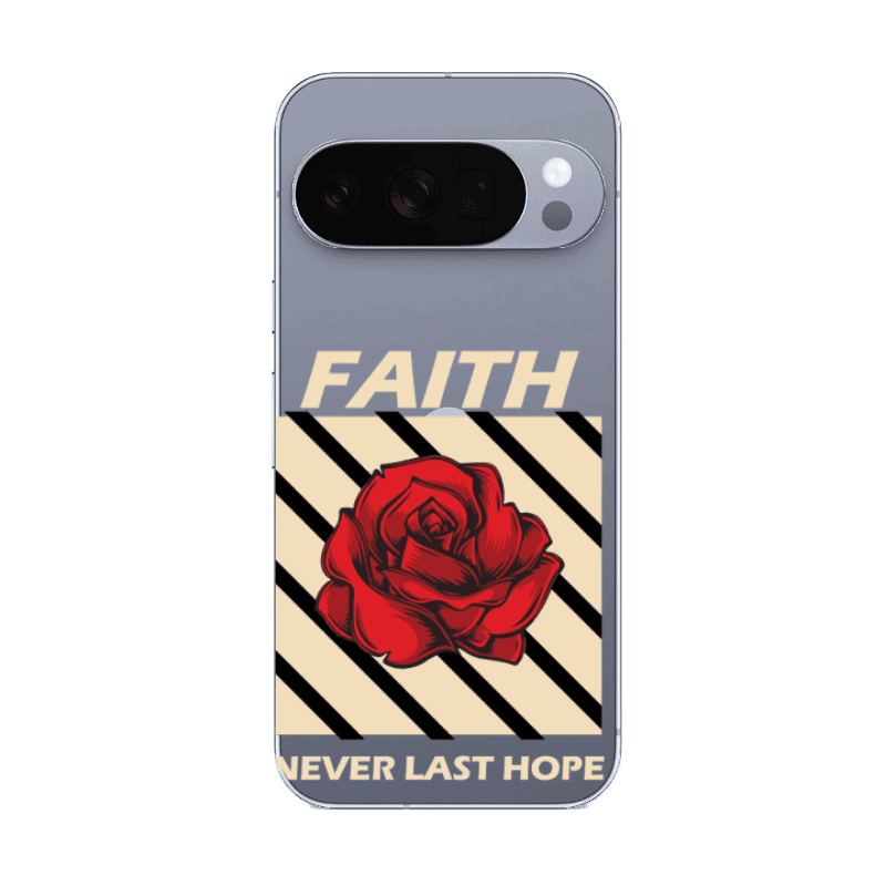 Google Pixel 10 Pro Faith Never Last Hope Transparent Silicone TPU Θήκη