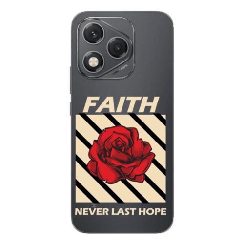 Honor 400 Lite Faith Never Last Hope Transparent Silicone TPU Θήκη