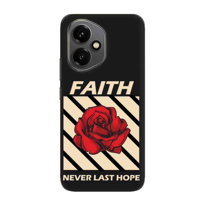 Honor Magic 400 Faith Never Last Hope Black Colored Silicone TPU Θήκη