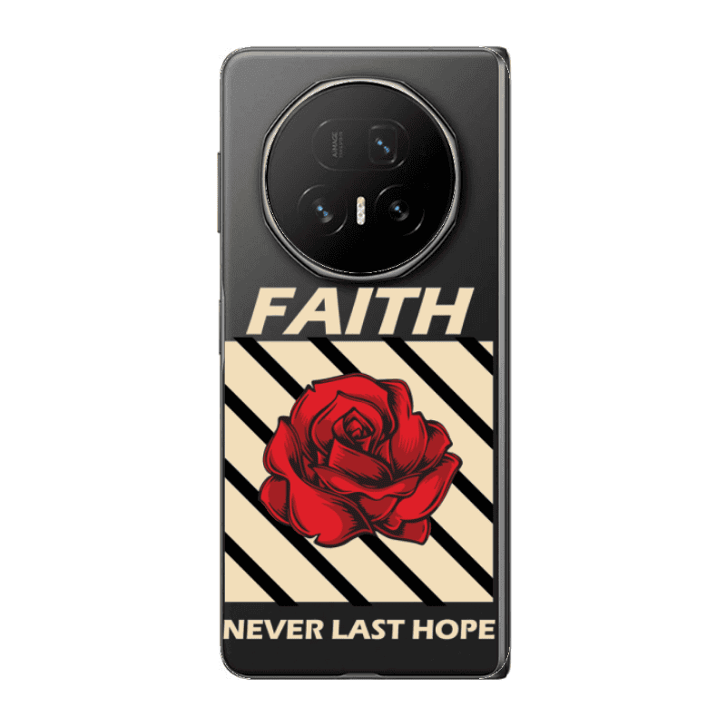 Honor Magic V5 Faith Never Last Hope Transparent Silicone TPU Θήκη