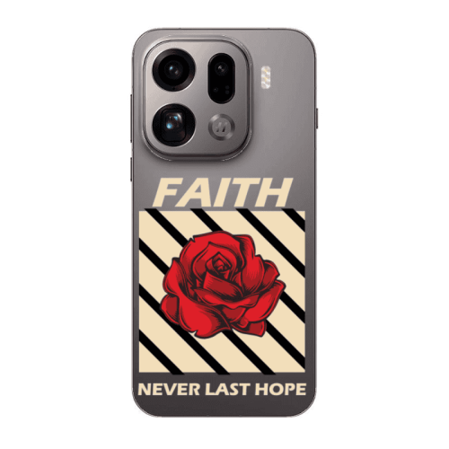 Oppo Find X9 Pro Faith Never Last Hope Transparent Silicone TPU Θήκη