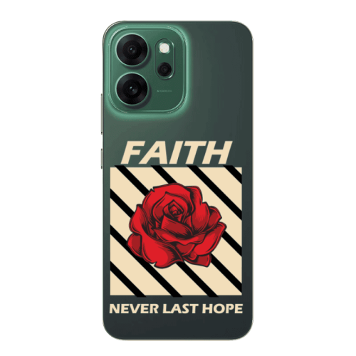 Oppo 14 F Faith Never Last Hope Transparent Silicone TPU Θήκη