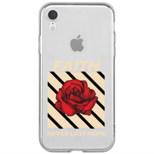 Apple iPhone Xr Faith Never Last Hope Transparent Silicone TPU Θήκη