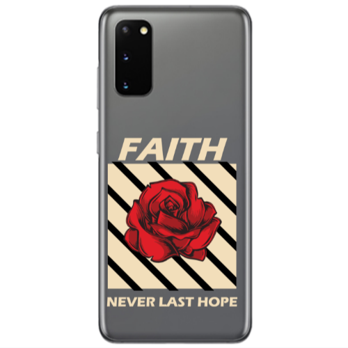 Samsung S20 Faith Never Last Hope Transparent Silicone TPU Θήκη
