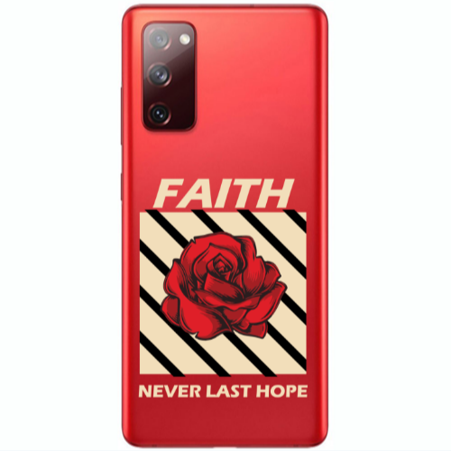 Samsung S20 FE Faith Never Last Hope Transparent Silicone TPU Θήκη