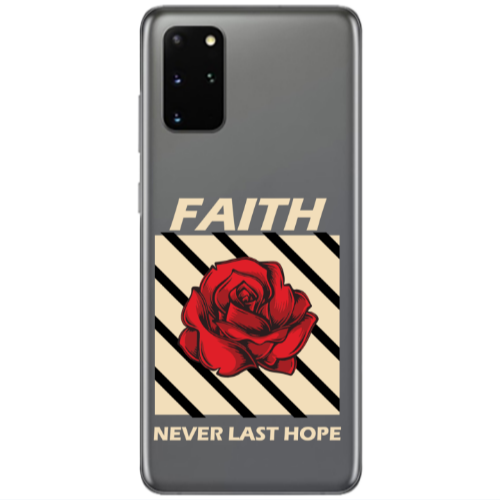 Samsung S20 Plus Faith Never Last Hope Transparent Silicone TPU Θήκη