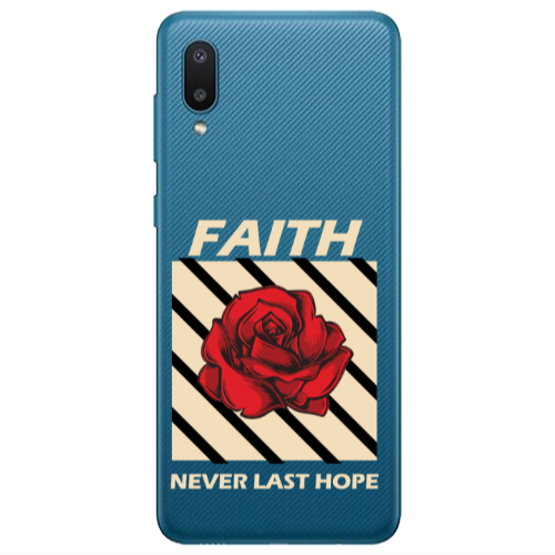 Samsung A02 Faith Never Last Hope Transparent Silicone TPU Θήκη