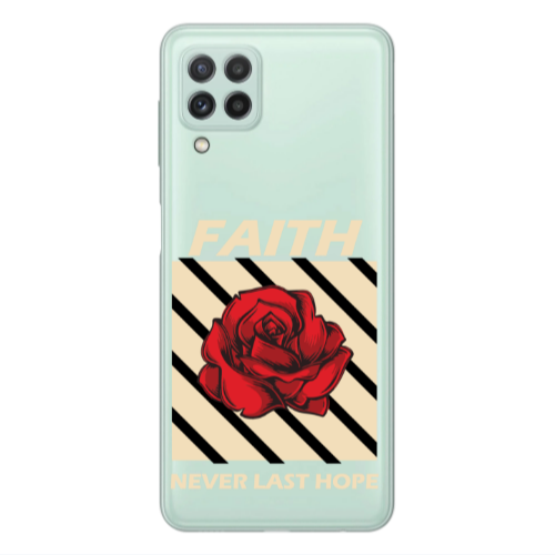 Samsung A22 4G Faith Never Last Hope Transparent Silicone TPU Θήκη