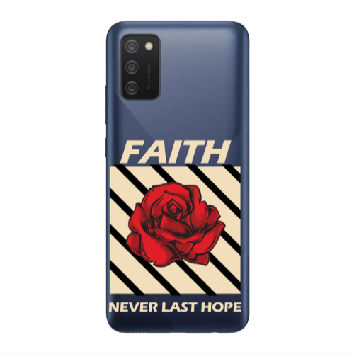 Samsung A03S Faith Never Last Hope Transparent Silicone TPU Θήκη
