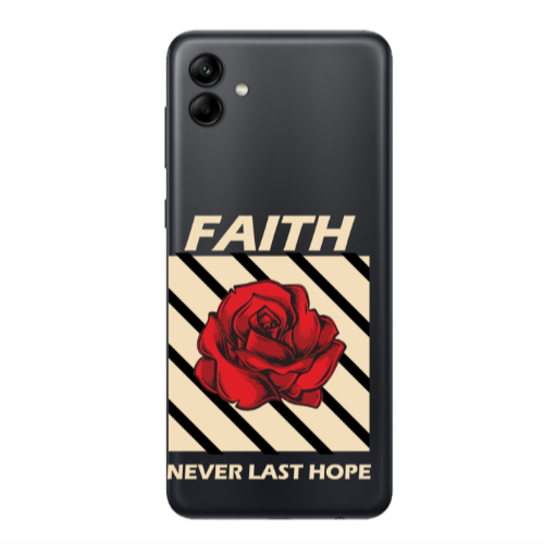 Samsung A04 Faith Never Last Hope Transparent Silicone TPU Θήκη