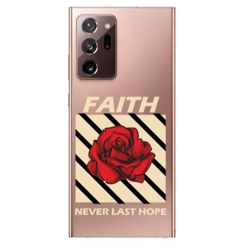 Samsung Note 20 Ultra Faith Never Last Hope Transparent Silicone TPU Θήκη