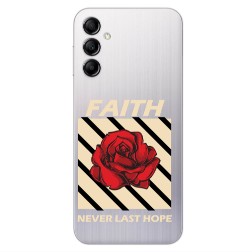 Samsung A14 5G Faith Never Last Hope Transparent Silicone TPU Θήκη