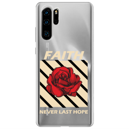 Huawei P30 Pro Faith Never Last Hope Transparent Silicone TPU Θήκη