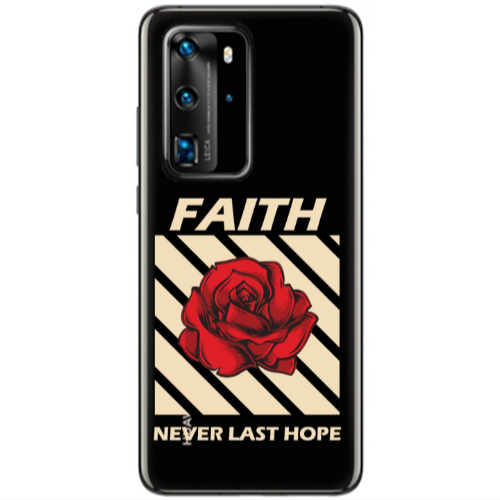 Huawei P40 Pro Faith Never Last Hope Transparent Silicone TPU Θήκη