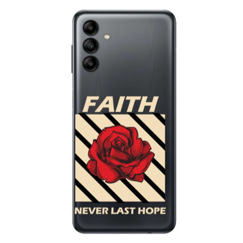 Samsung A13 5G Faith Never Last Hope Transparent Silicone TPU Θήκη