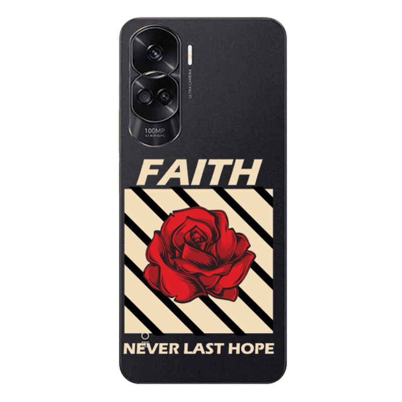 Honor 90 Lite 5G Faith Never Last Hope Transparent Silicone TPU Θήκη