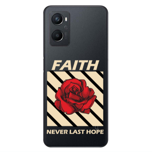 Oppo A 96 Faith Never Last Hope Transparent Silicone TPU Θήκη