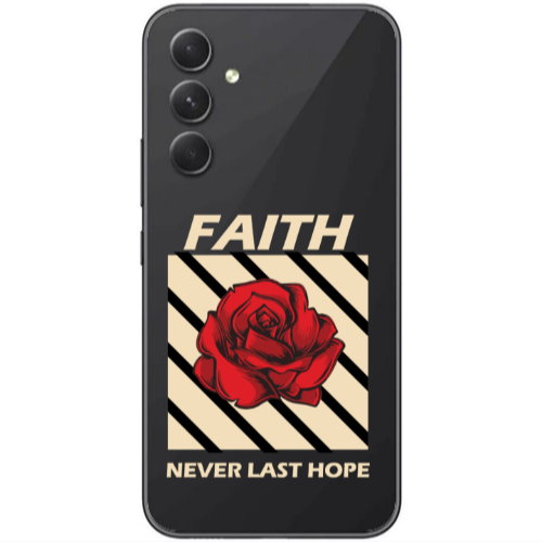 Samsung Galaxy A25 Faith Never Last Hope Transparent Silicone TPU Θήκη