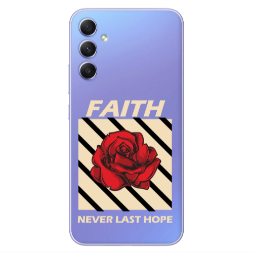 Samsung A25 Faith Never Last Hope Transparent Silicone TPU Θήκη