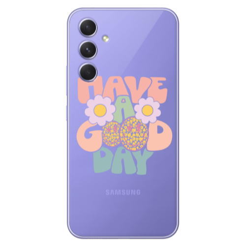 Samsung A56 Have A Good day Transparent Silicone TPU Θήκη