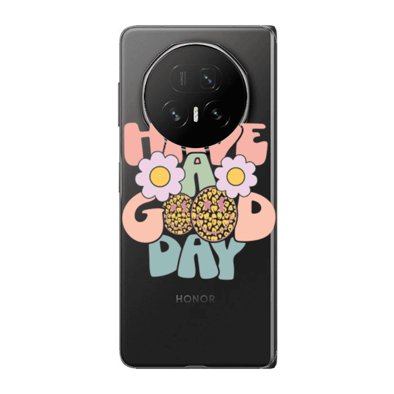 Honor Magic V5 Have A Good day Transparent Silicone TPU Θήκη
