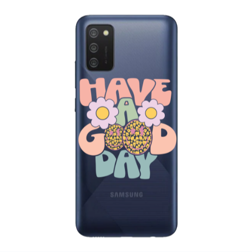 Samsung A03S Have A Good day Transparent Silicone TPU Θήκη
