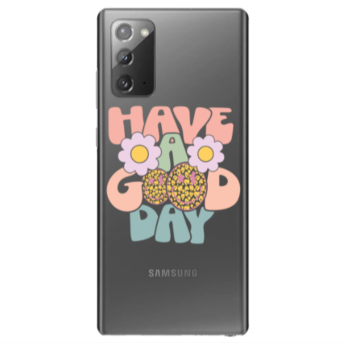 Samsung Note 20 Have A Good day Transparent Silicone TPU Θήκη
