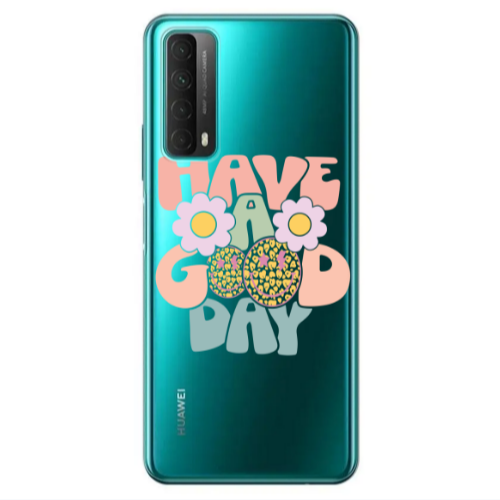 Huawei P Smart 2021 Have A Good day Transparent Silicone TPU Θήκη