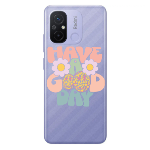 Xiaomi Redmi 12C Have A Good day Transparent Silicone TPU Θήκη