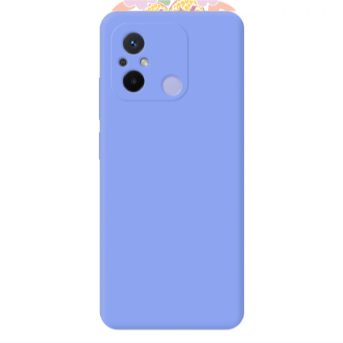 Xiaomi Redmi 12C Have A Good day Light Purple Colored Silicone TPU Θήκη