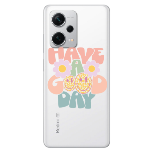 Xiaomi Redmi Note 12 5G Have A Good day Transparent Silicone TPU Θήκη