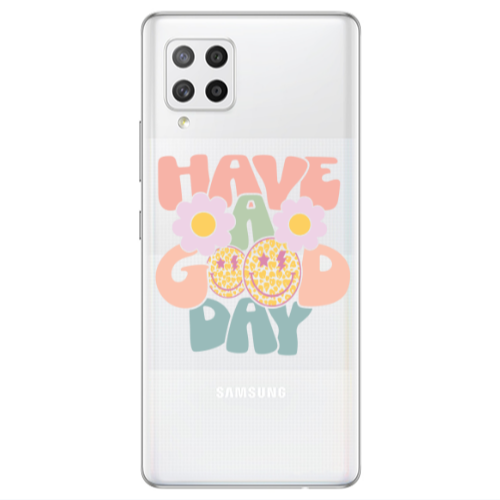 Samsung A42 5G Have A Good day Transparent Silicone TPU Θήκη