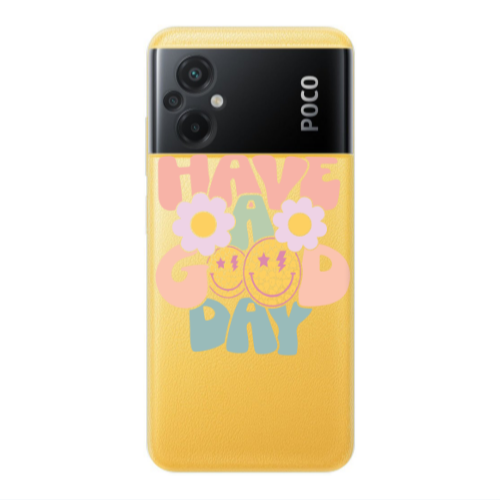 Xiaomi Poco M5 Have A Good day Transparent Silicone TPU Θήκη