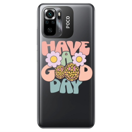 Xiaomi Poco M5 s Have A Good day Transparent Silicone TPU Θήκη
