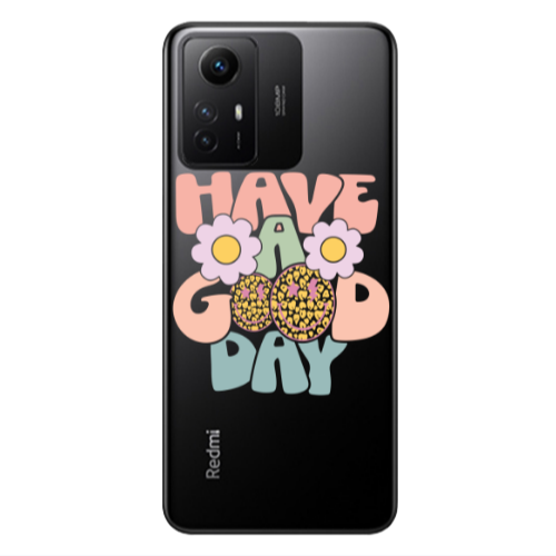 Xiaomi Redmi Note 12s Have A Good day Transparent Silicone TPU Θήκη