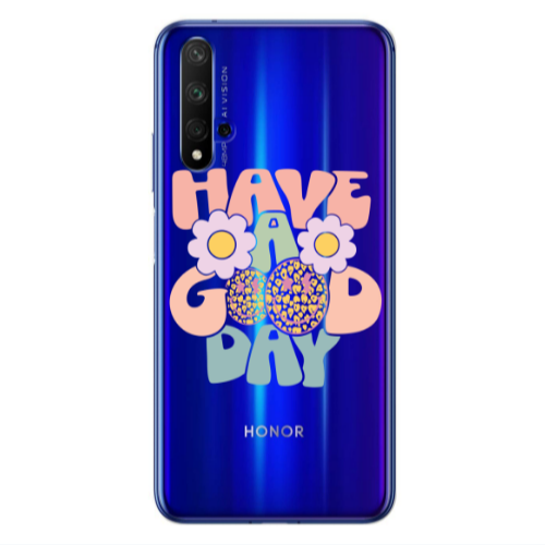 Huawei Nova 5 T Have A Good day Transparent Silicone TPU Θήκη