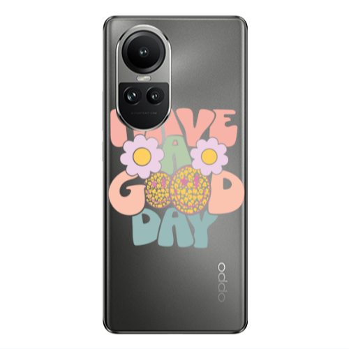 Oppo Reno10 5G Have A Good day Transparent Silicone TPU Θήκη
