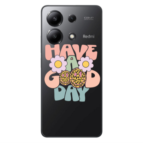 Xiaomi Redmi Note 13 4G Have A Good day Transparent Silicone TPU Θήκη