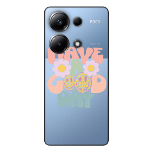 Xiaomi Poco M6 Pro 4G Have A Good day Transparent Silicone TPU Θήκη