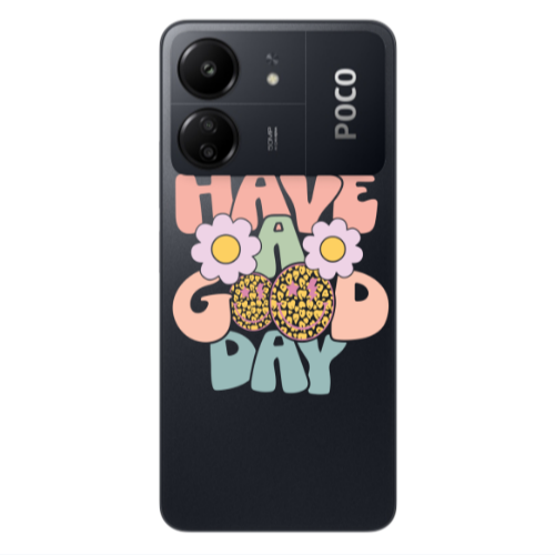 Xiaomi Poco C65 Have A Good day Transparent Silicone TPU Θήκη