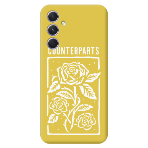 Samsung A36 Counterparts Yellow Colored Silicone TPU Θήκη