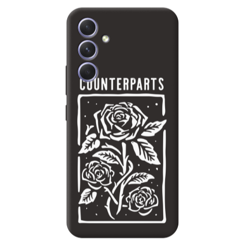 Samsung A56 Counterparts Black Colored Silicone TPU Θήκη