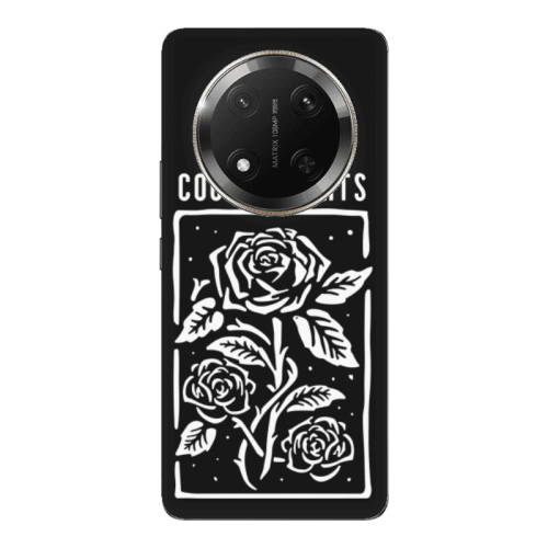 Honor Magic 7 Lite Counterparts Black Colored Silicone TPU Θήκη