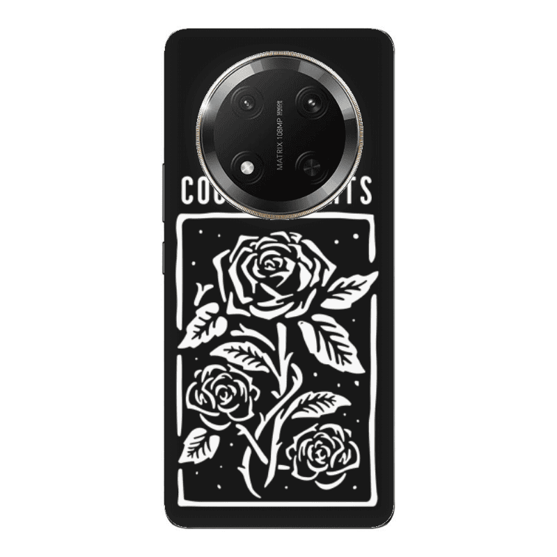 Honor Magic 7 Lite Counterparts Black Colored Silicone TPU Θήκη