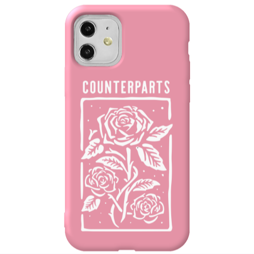 Apple iPhone 11  Counterparts Pink Colored Silicone TPU Θήκη