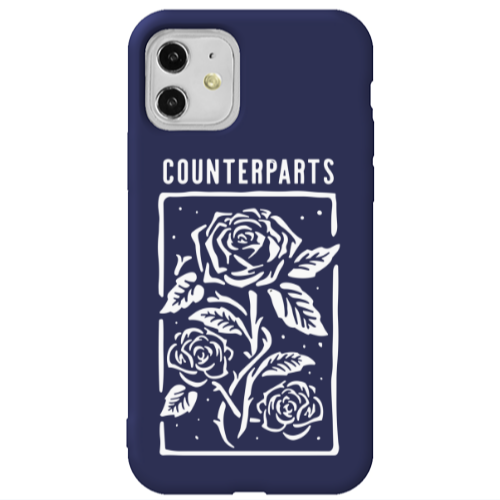 Apple iPhone 11  Counterparts Dark blue Colored Silicone TPU Θήκη