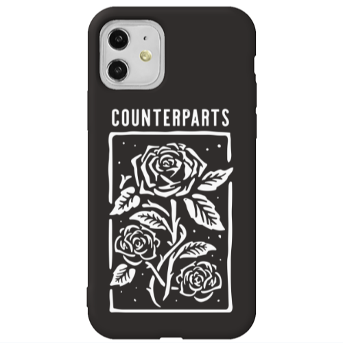 Apple iPhone 11  Counterparts Black Colored Silicone TPU Θήκη