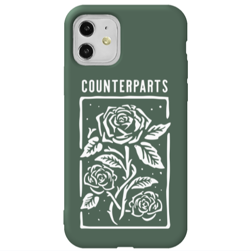 Apple iPhone 11  Counterparts Dark Green Colored Silicone TPU Θήκη